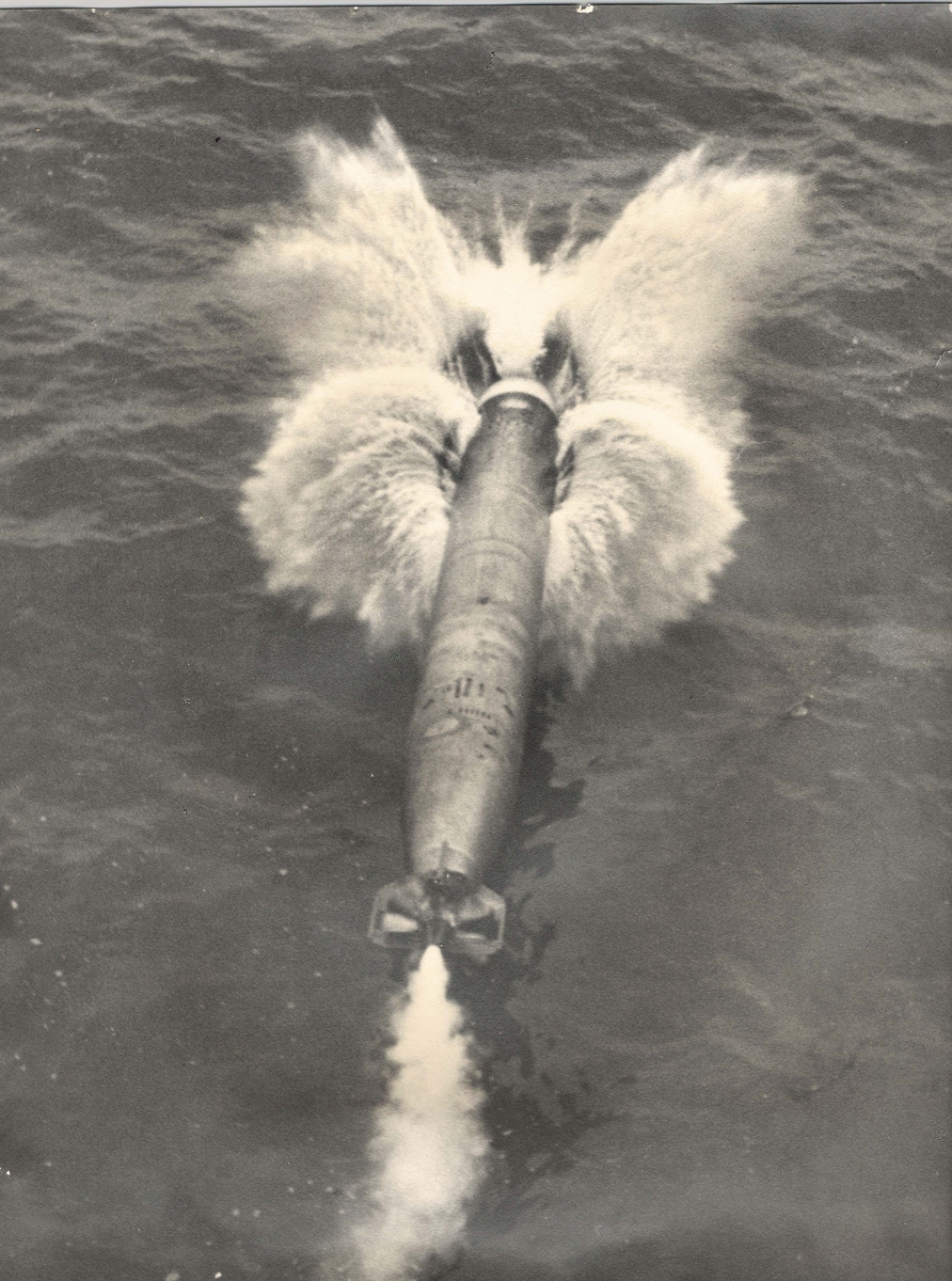 Motiv: T 1 torpedo skytes fra Jeløya 2.juni 1949