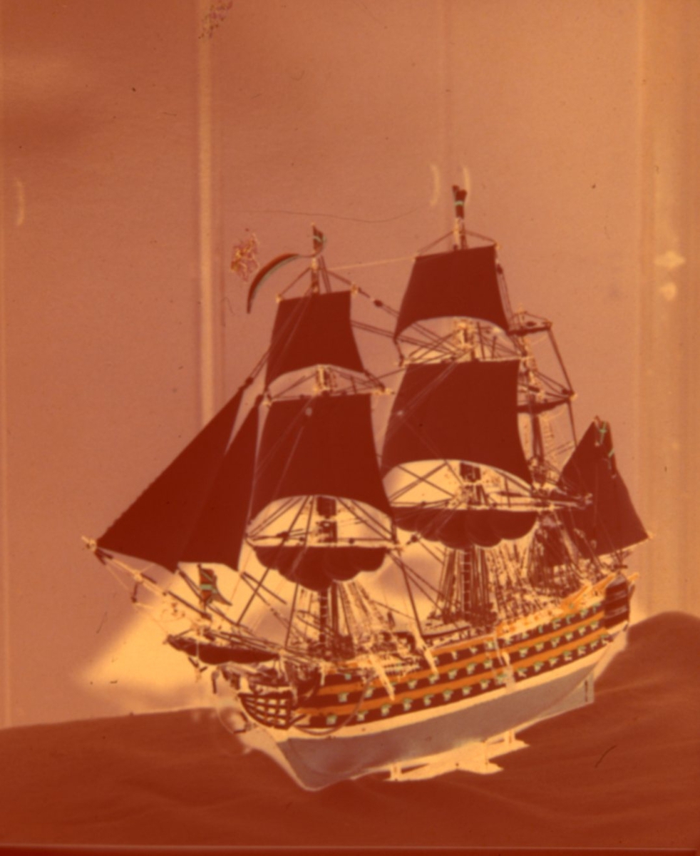 Motiv: Admiral Nelson's linjeskip "Victory"(modell)