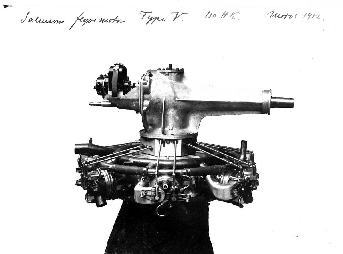 Motor. Salmson flymotor type V.
