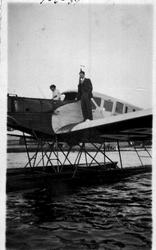 Ett fly, Junkers F. 13W. Flyet ble senere omregistrert til L
