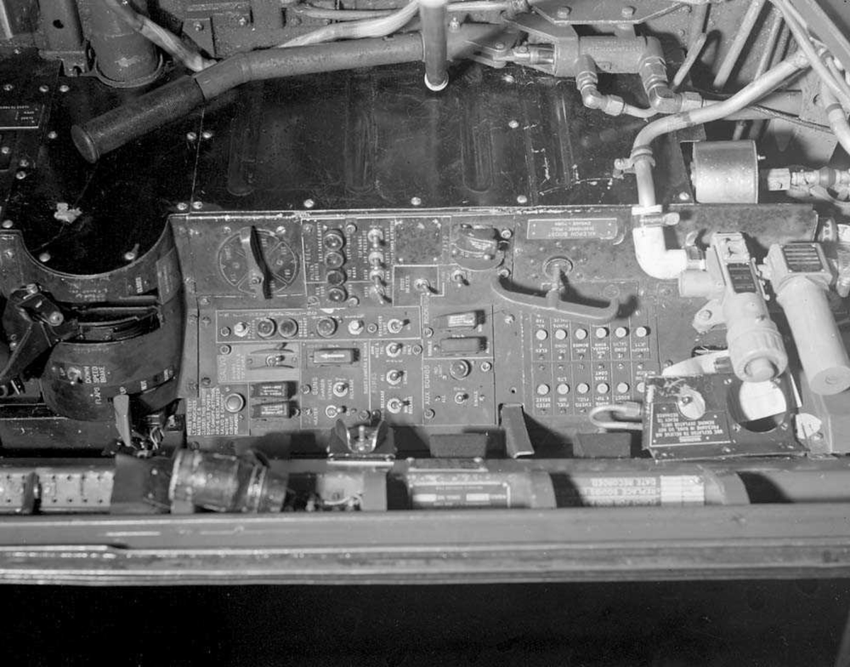 Instrumentpanelet til F-84-G.