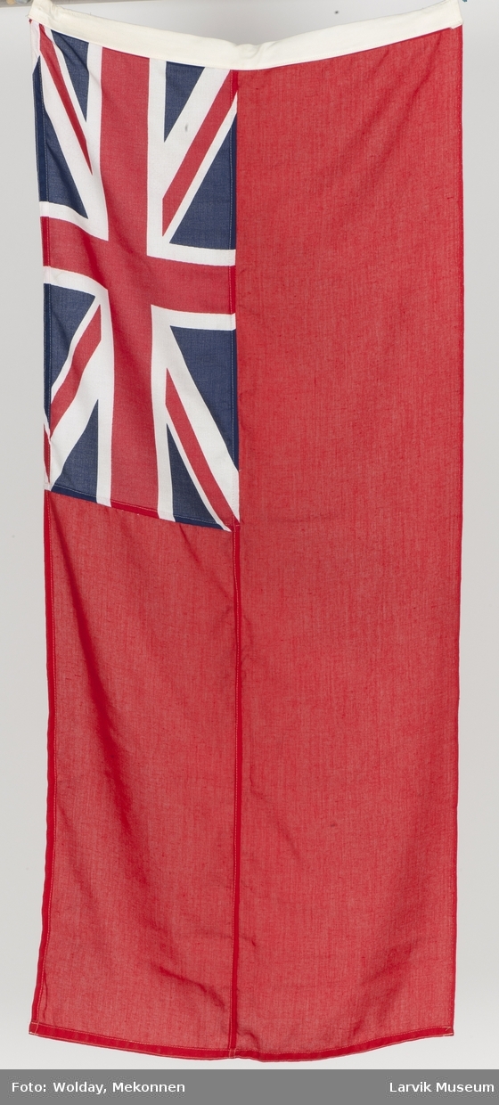 Britisk handelsflagg m. Union Jack