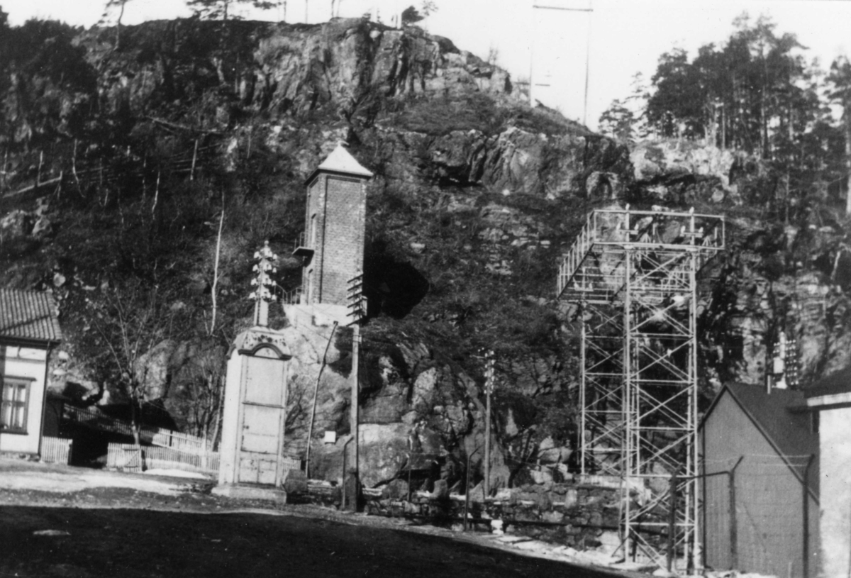 Bygging av trafostasjon og linje ved Stilnestangen, 1909 -1910