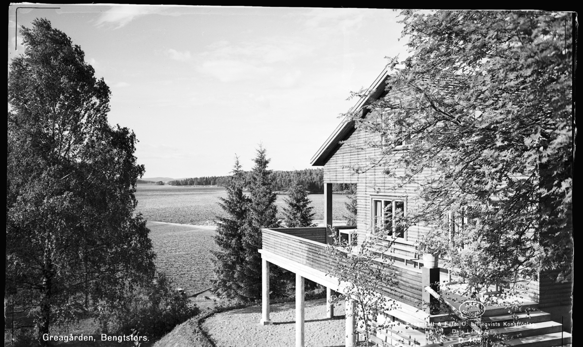 Greagården BengtsforsNegativ till vykort. Tillhör Olle Liljekvist serie.