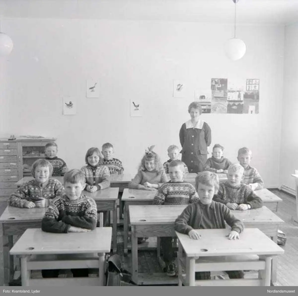 Kvantolands protokoll: Fra Røsvik folkeskole kl. .. Lærerinne Sigrid Engan