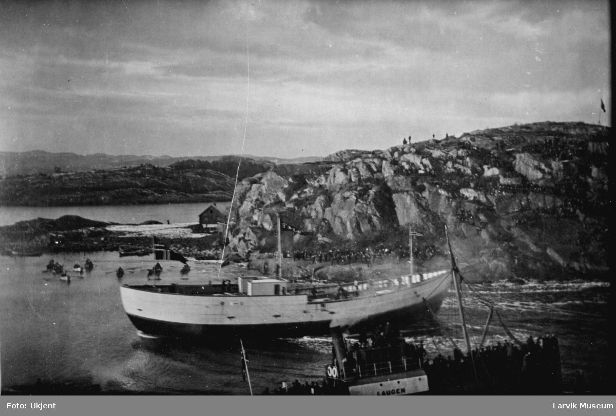 Fartøy, polarskipet Fram blir bygget i Rekkeviksbukta.