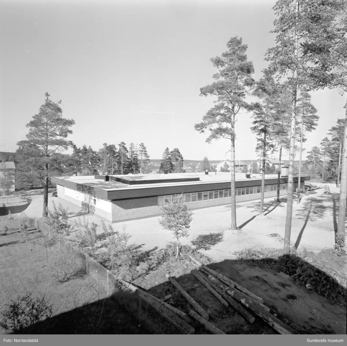 Skogsbrukets datacentral vid Södra Allén, exteriörbilder.