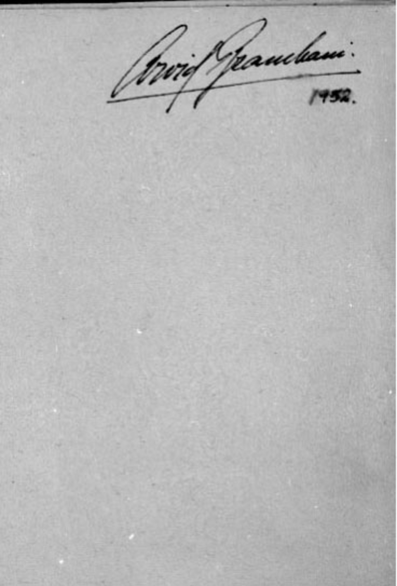 Repro fra fotoalbum. Signatur: Arvid Brambani 1952.