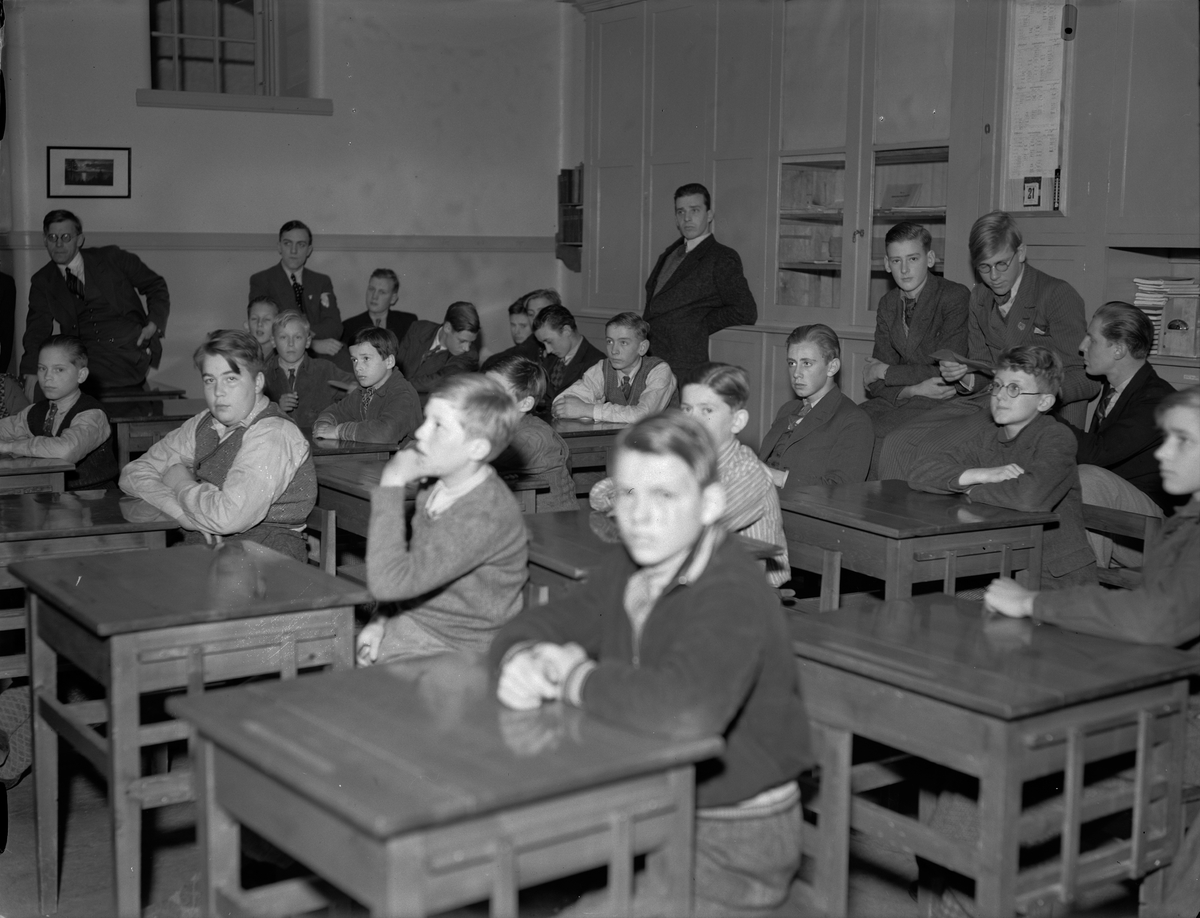 Skolundervisning, Uppsala 1935