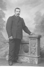 Portrett av Werner Alfred Korbi. Verner (Werner) Alfred Korb