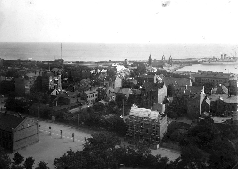 Utsikt från vattentornet 1914