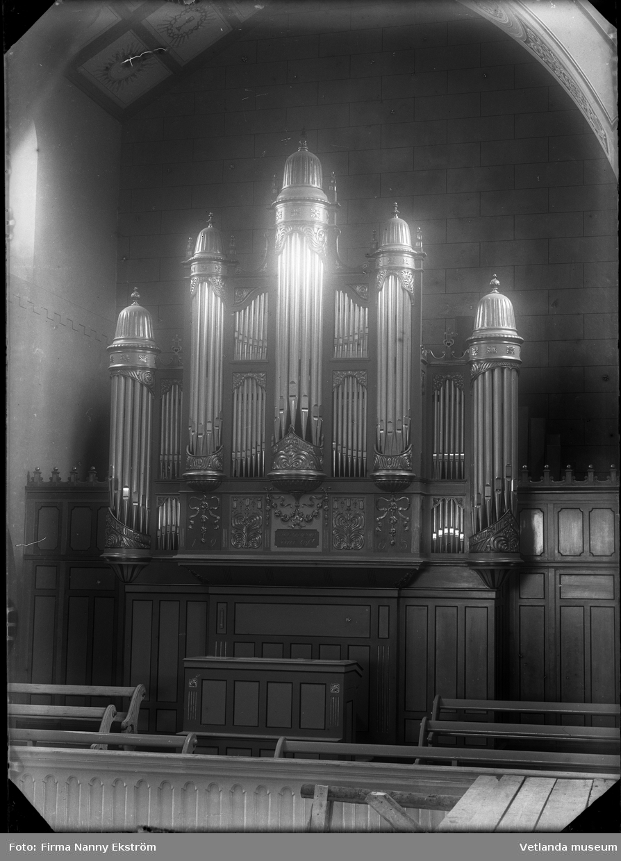 Orgeln i Vetlanda kyrka