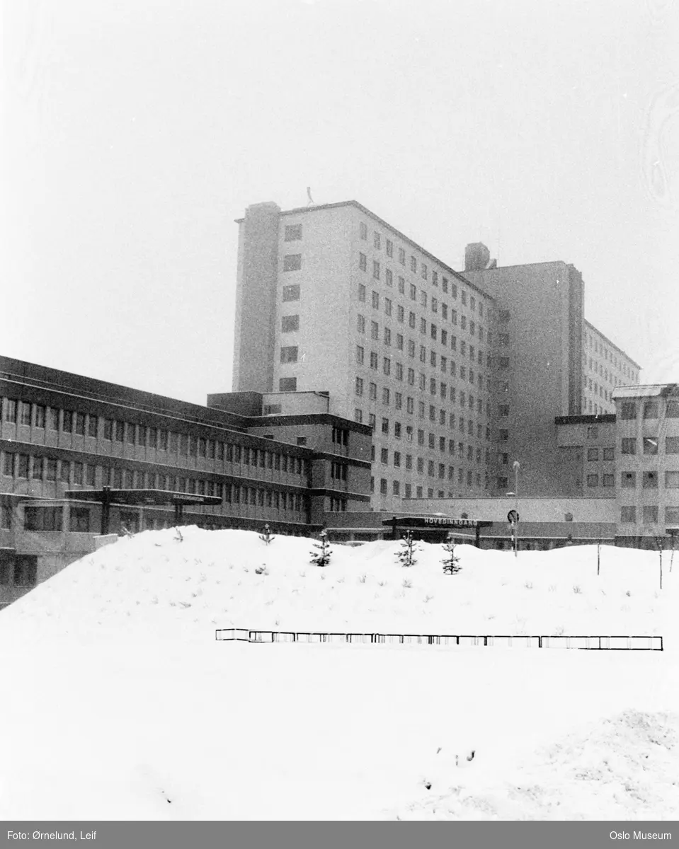 Sentralsykehuset i Akershus, snø