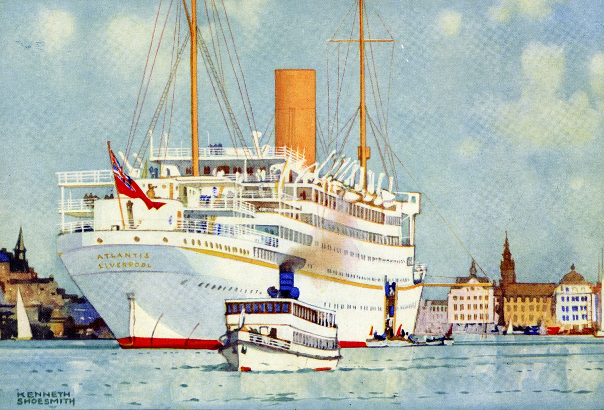 Royal Mail Cruising Steamer "Atlantis" at Stockholm
Kenneth Shoesmith