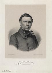 Portrett av: Welhaven, Johan Sebastian Cammermeyer [litograf