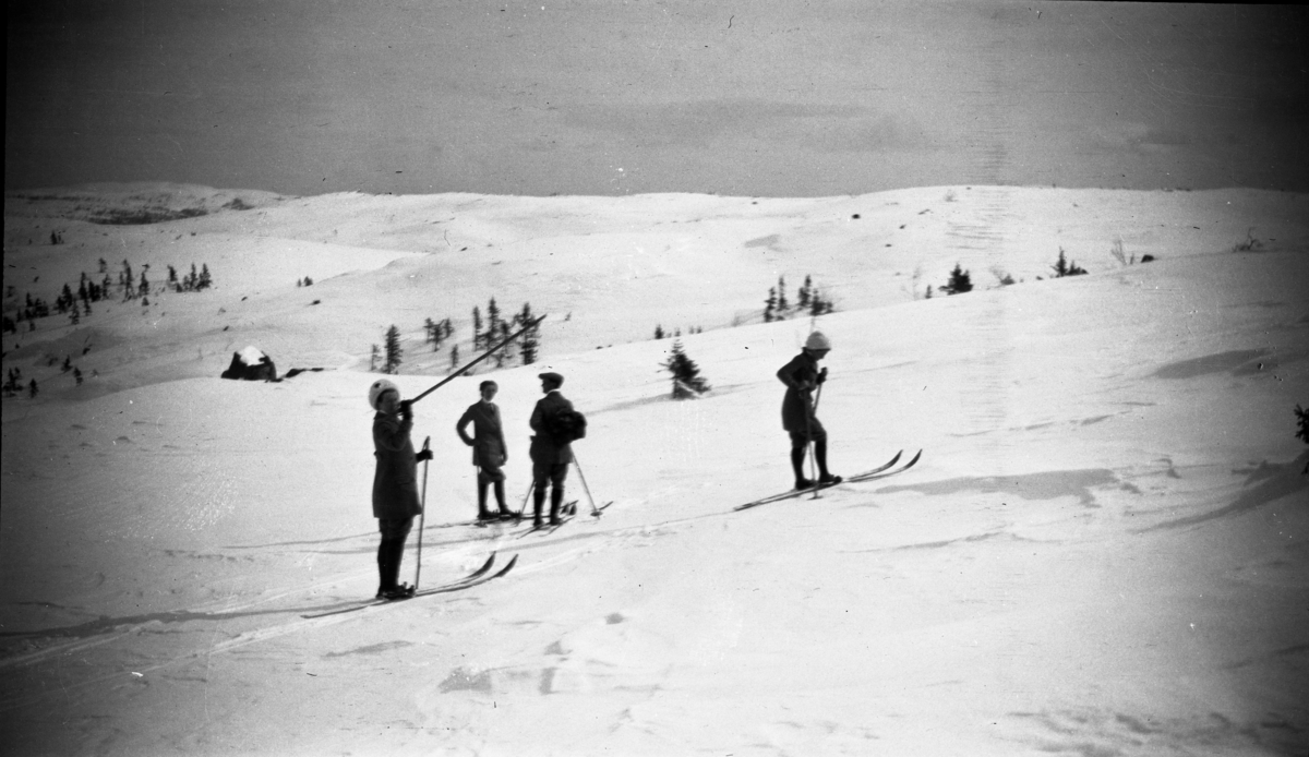 Mennesker på skitur fotografert

Fotoarkivet etter Gunnar Knudsen.