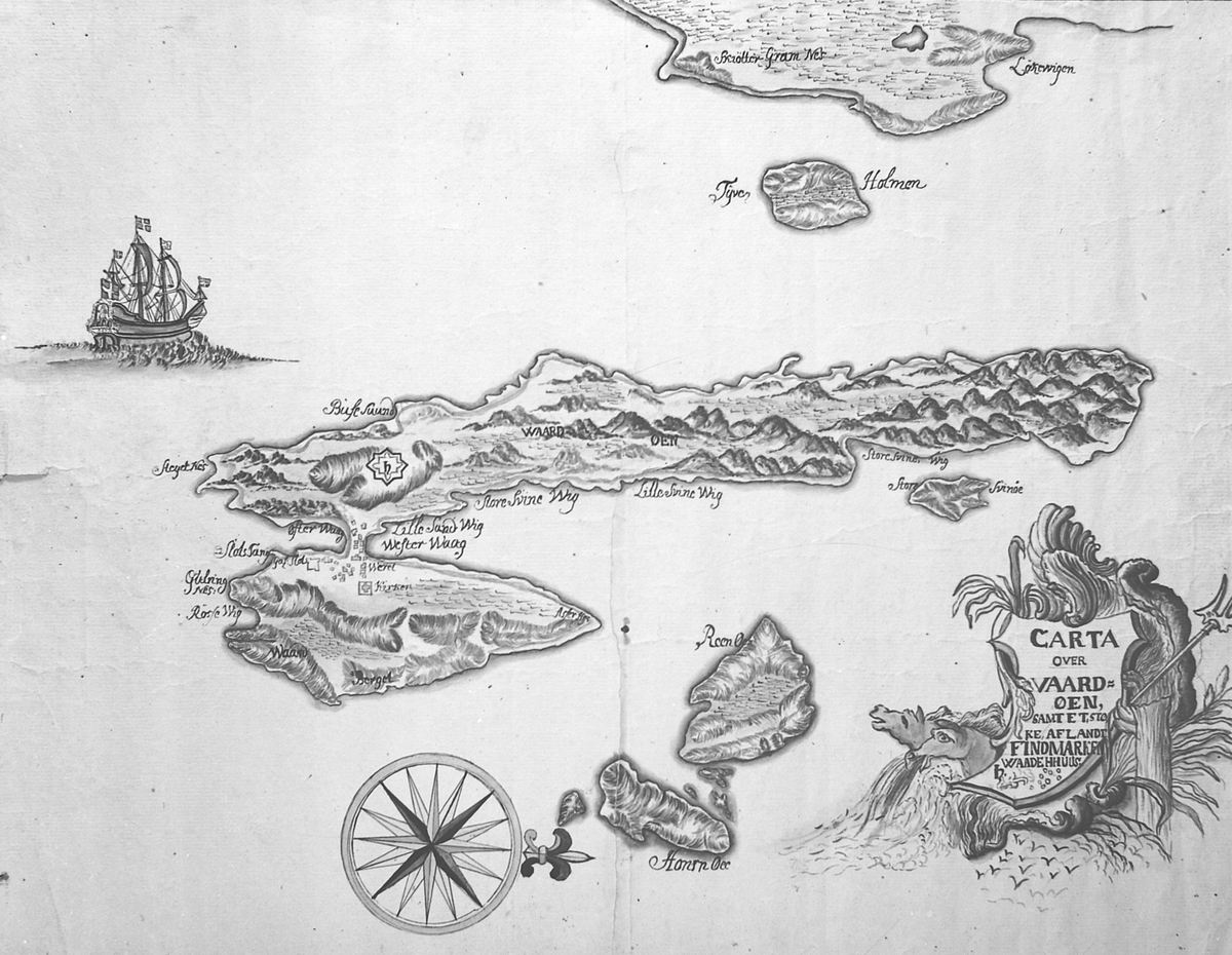 Gamle kart over Vardø og omegn (kopi)