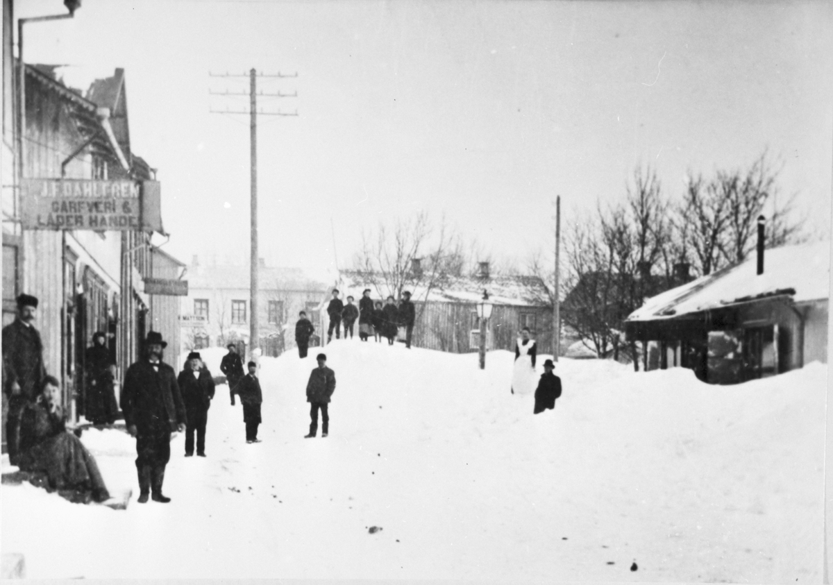 Storgatan Mellerud, Vintern 1905.