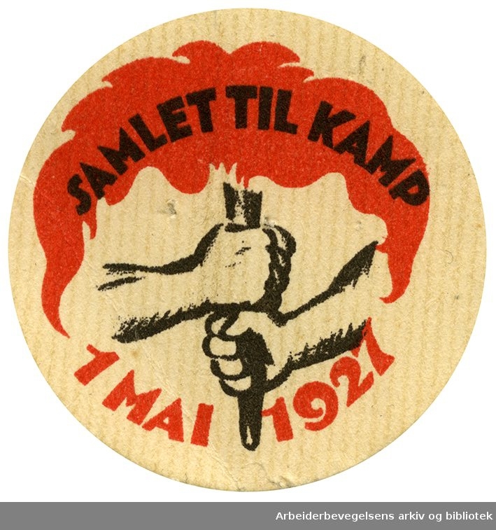 Arbeiderpartiets 1. mai-merke fra 1927