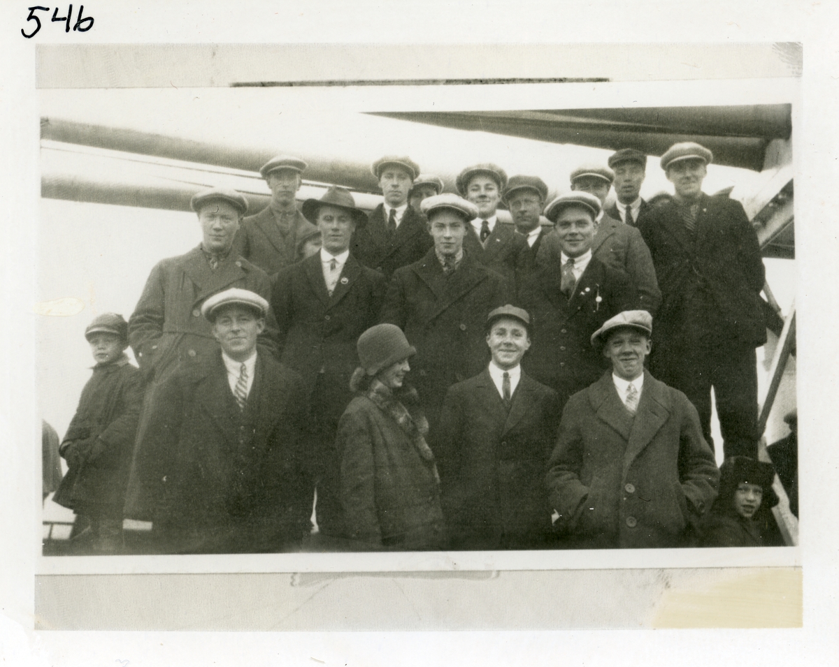 Utvandrere fra Ulnes, Nord Aurdal, i 1929.