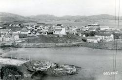 Rørvik sentrum sett fra vest