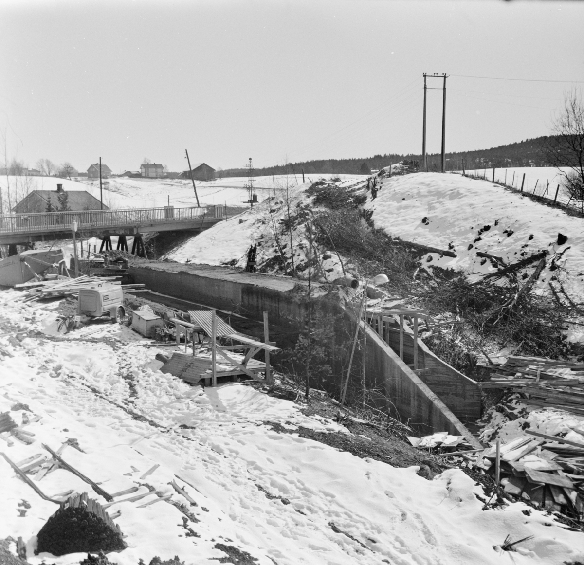 Tønsberg tunnel (kulvert) under bygging.