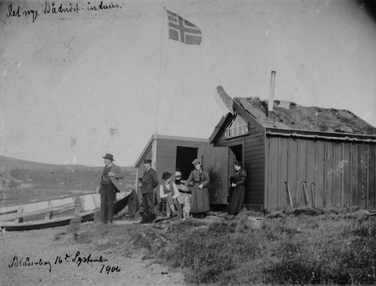 Blåsenborg 16. september 1906. Det nye båtnøstet innvies.