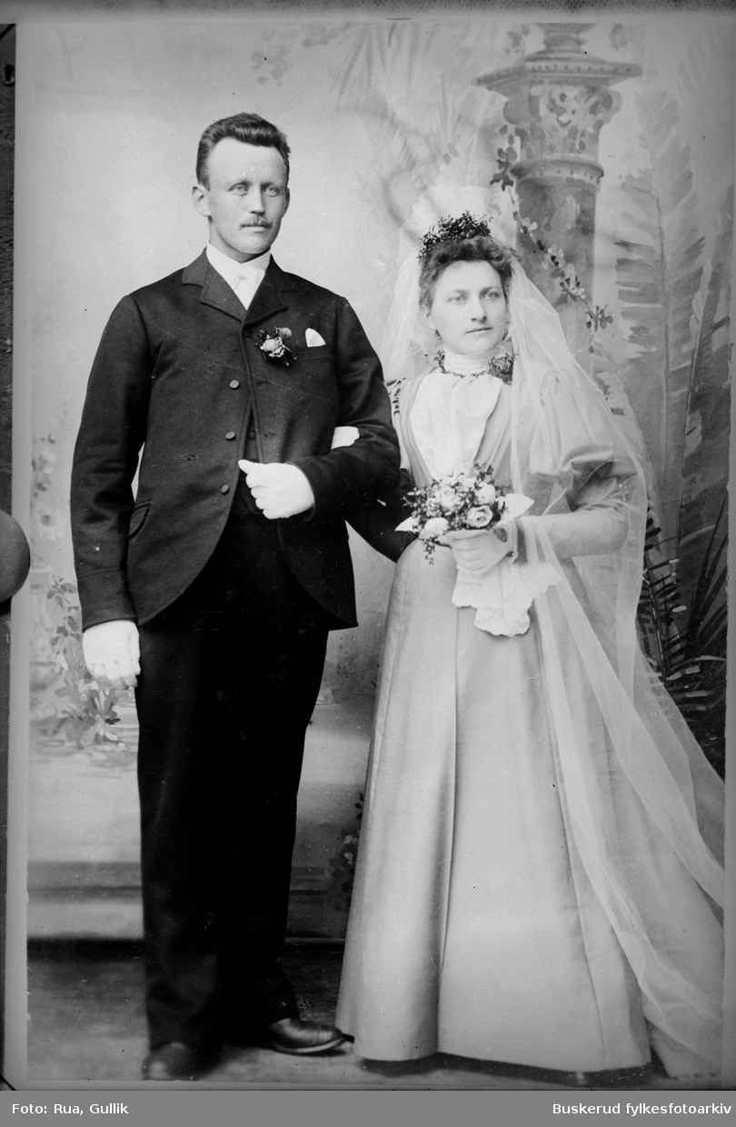 Hans Smørgrav med sin kone
1898