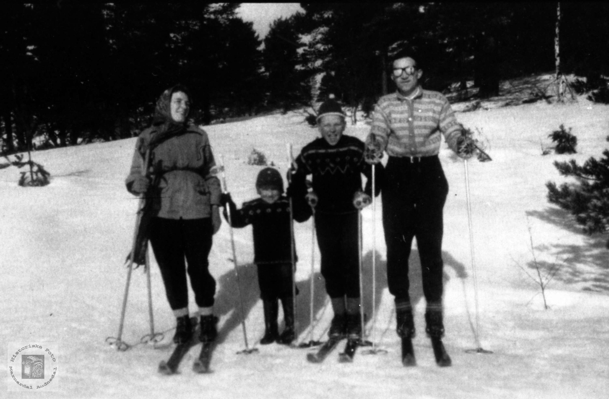 Uglandsfolk på skitur