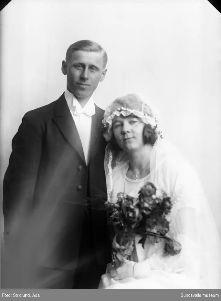 Gunnar Englund, politiker, med hustrun Ida.
