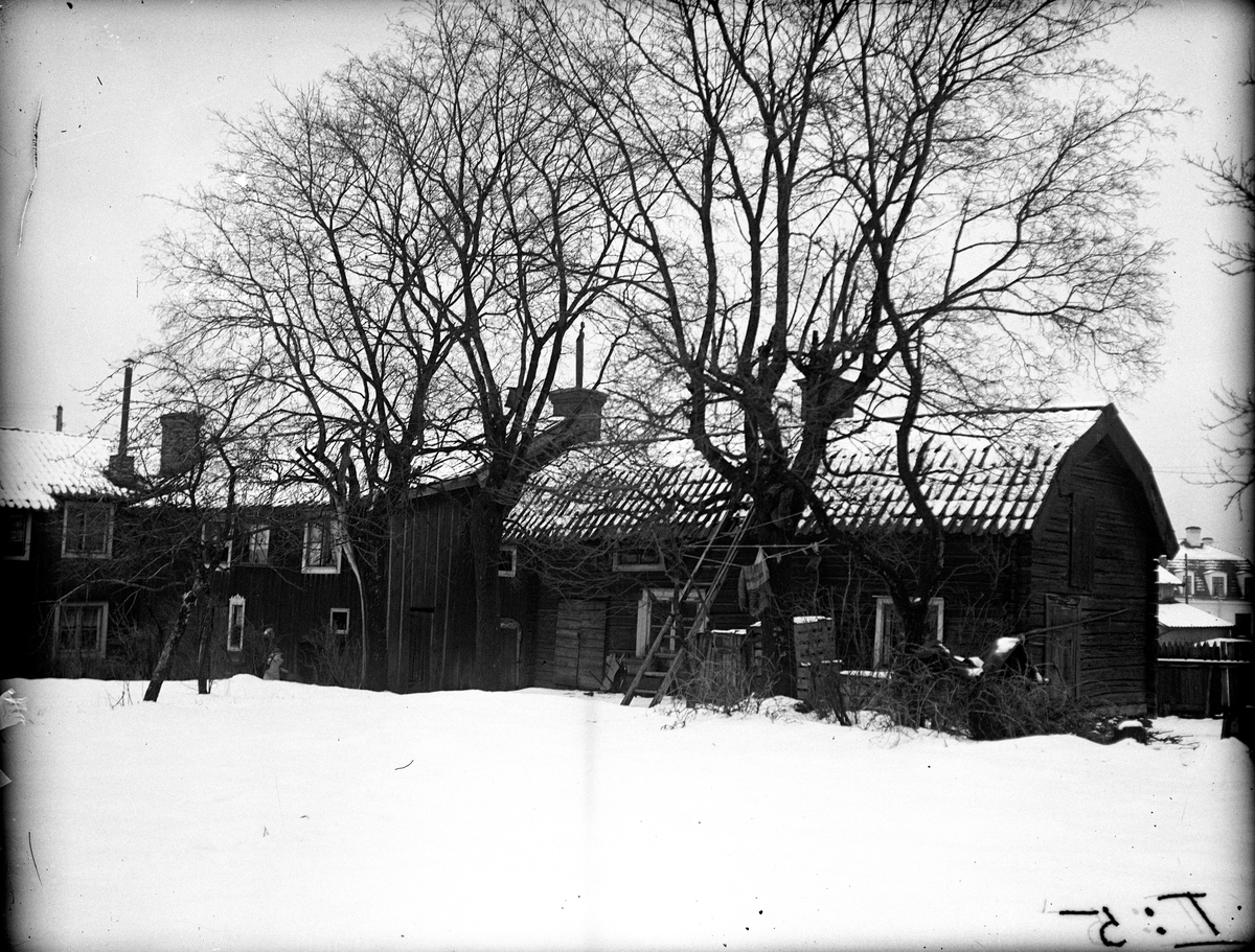 Råbergska gården 1910-tal. Fotograf: E Sörman Fotokopia finns.