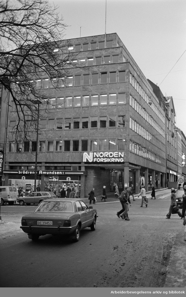 Norden-Huset, Akersgata 35,.november 1977