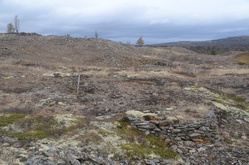 Bergvelter ved Gamle Solskinn gruve