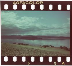 Kulturlandskap ved fjorden på Nesset i Levanger.