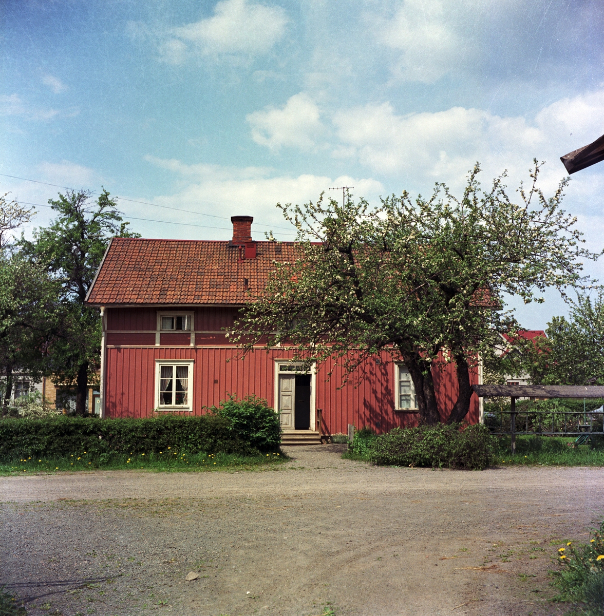 Ett hus på Trädgårdsgatan i Huskvarna.