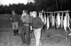 Fangst med person(er).