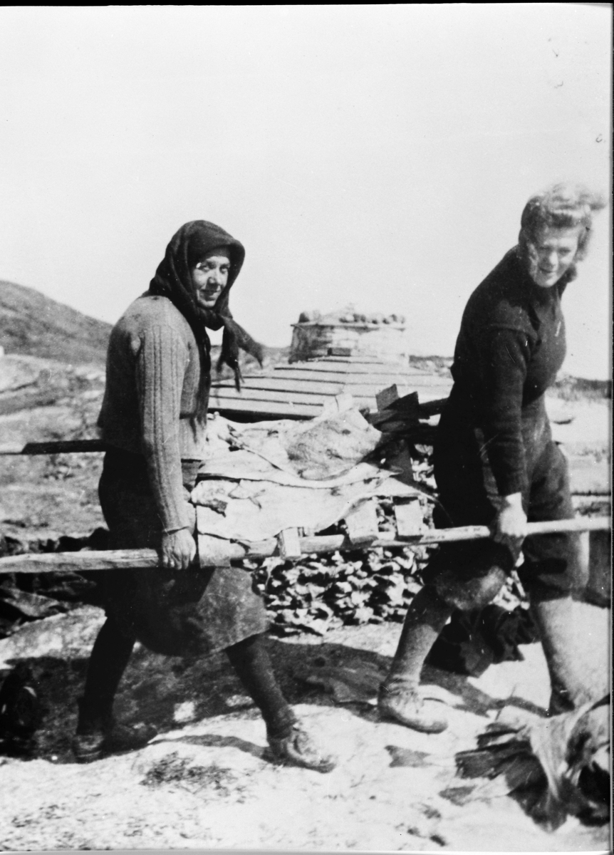 Arbeid med klippfisk, Linesøya