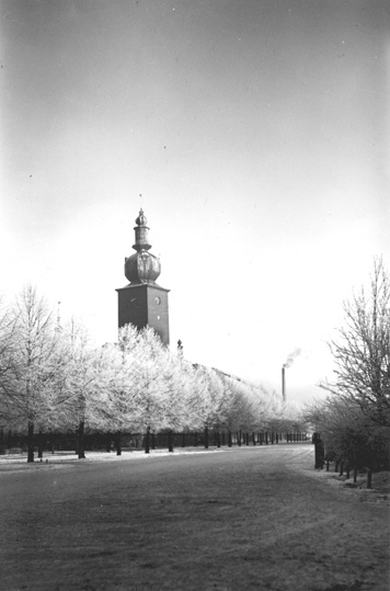 Ottarkontoret med klocktorn, Aseas huvudkontor i Västerås.