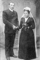 Brudebilde Hans og Elen Marie Heggdal