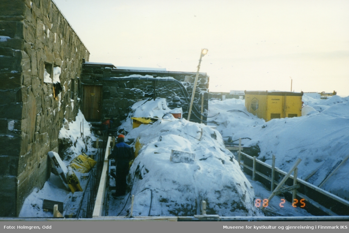 Nordkapp. Prosjekt "Nordkapp 1990". Utbygging av Nordkapphallen. 25.02.1988.