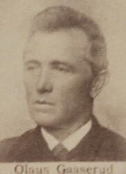 Kontorassistent Olaus Gaaserud (1840-1918)
