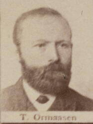 Ertssjeider Tollef O. Ormaasen (1850-1927) (Foto/Photo)