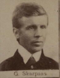 Pukkverksarbeider Karl Gotfred Skarpaas (1851-1933) (Foto/Photo)