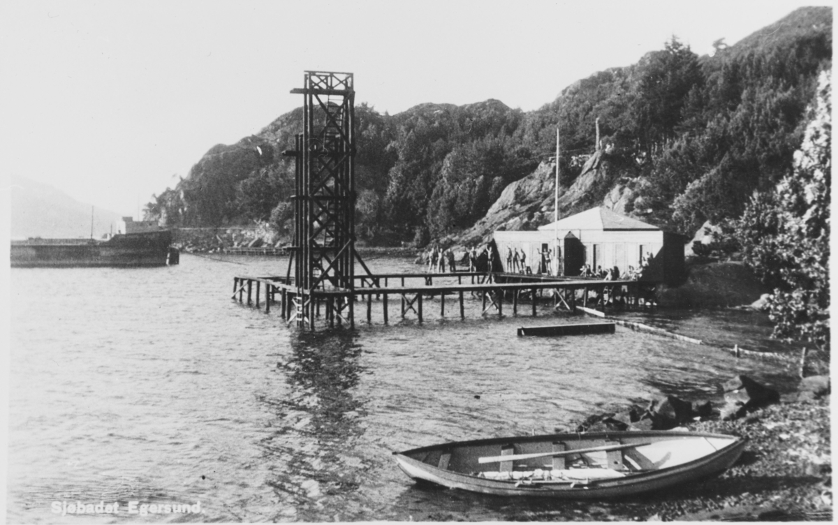 Badehuset i Egersund, ca. 1935.