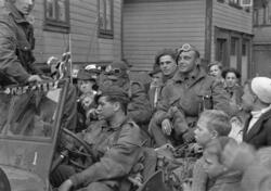 De første engelske soldatene kommer til Egersund, 12. mai 19