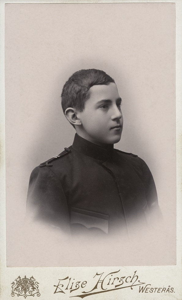 Porträtt av ung pojke