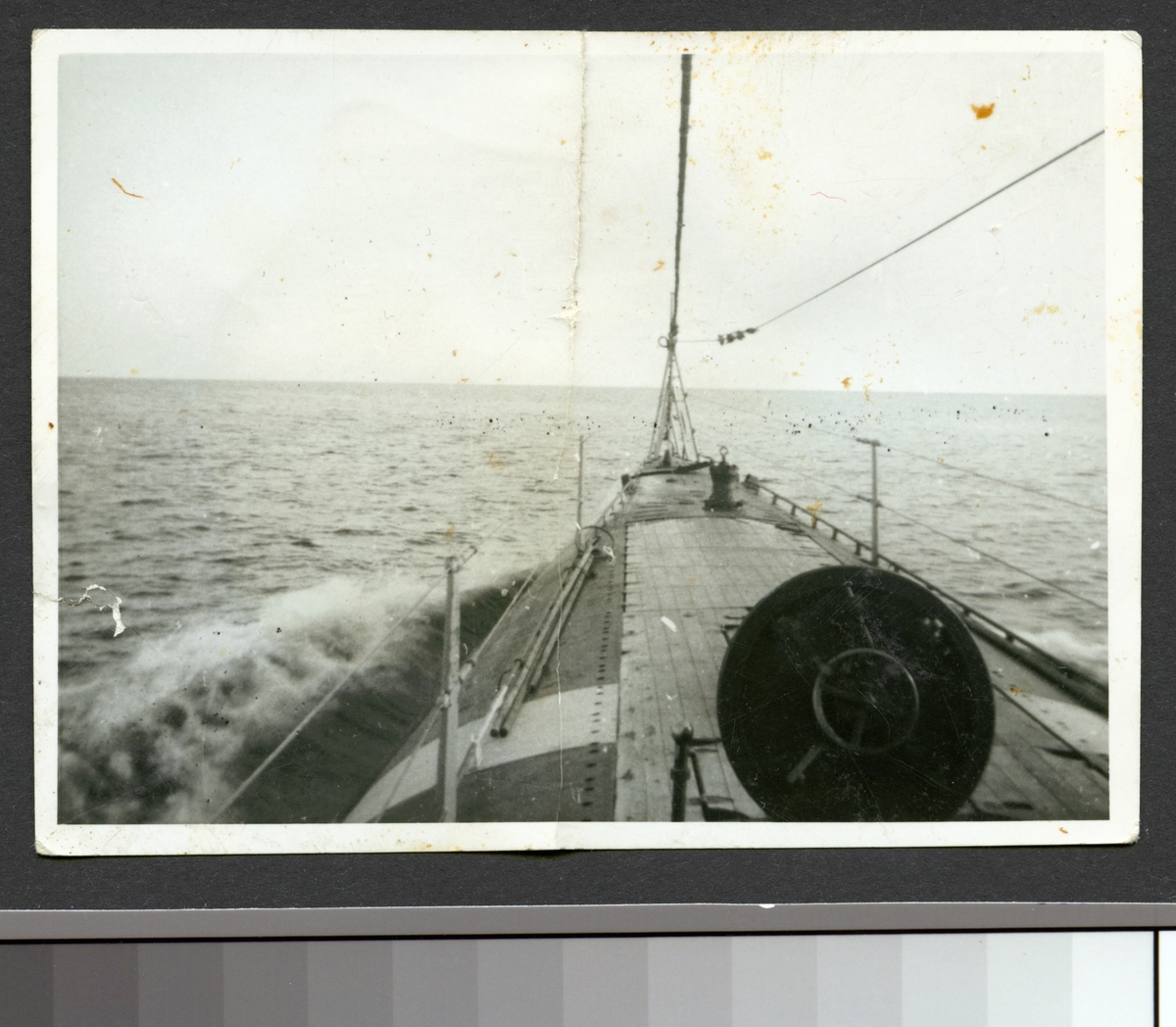 Bilden visar ubåten Tumlaren till sjöss.