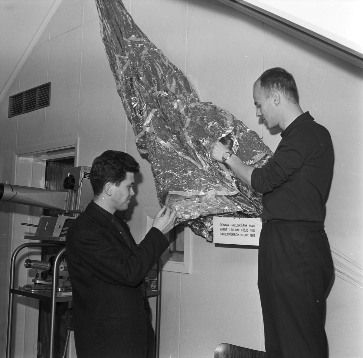 Jonosfärobservatoriet, jonosfärforskarna planerar nya prov från norsk raketbas, Uppsala 1964
