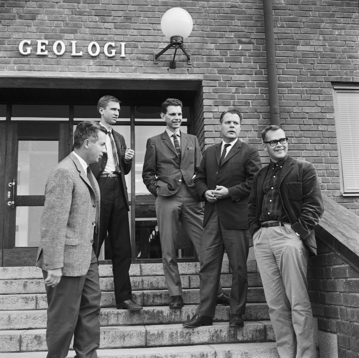 Kvartärgeologiska institutionen, forskare som deltog i INQUA-kongressen, Uppsala 1962