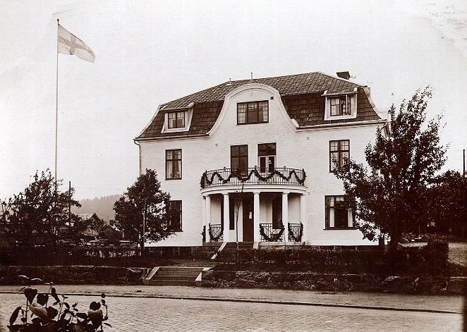 Soldathemmet vid invigningen år 1924.